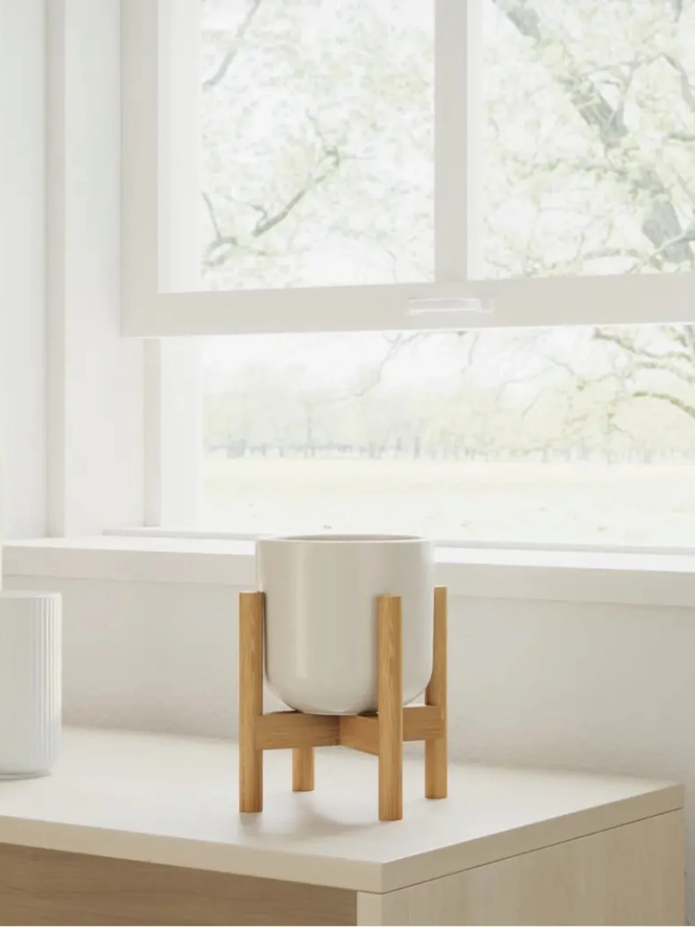 Easyplant Handcrafted Wooden Plant Stand
